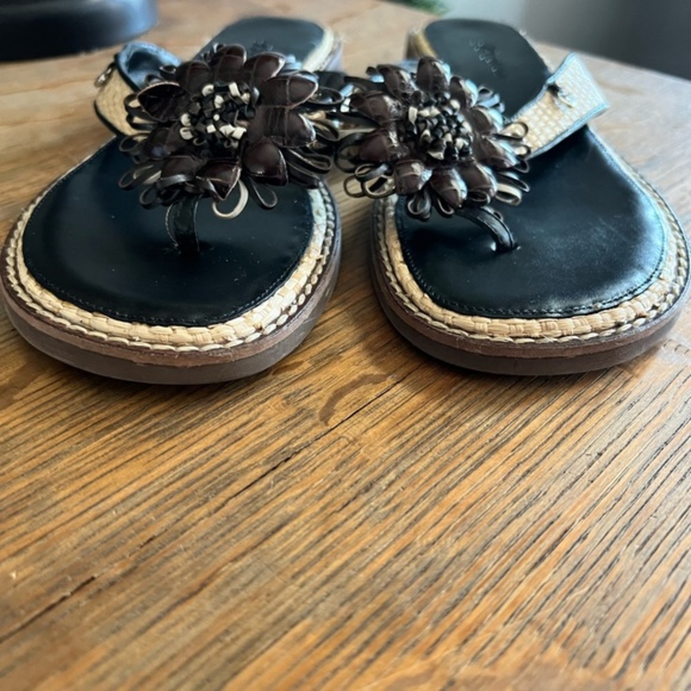 Brighton orchard brown/espadrille sandal size 7 M - Picture 8 of 13